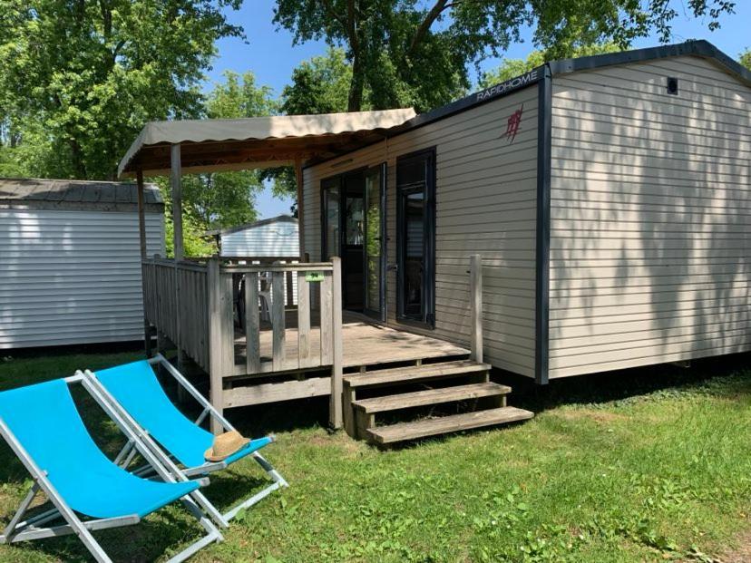 Camping De L'Etang Du Pays Blanc 게랑드 외부 사진